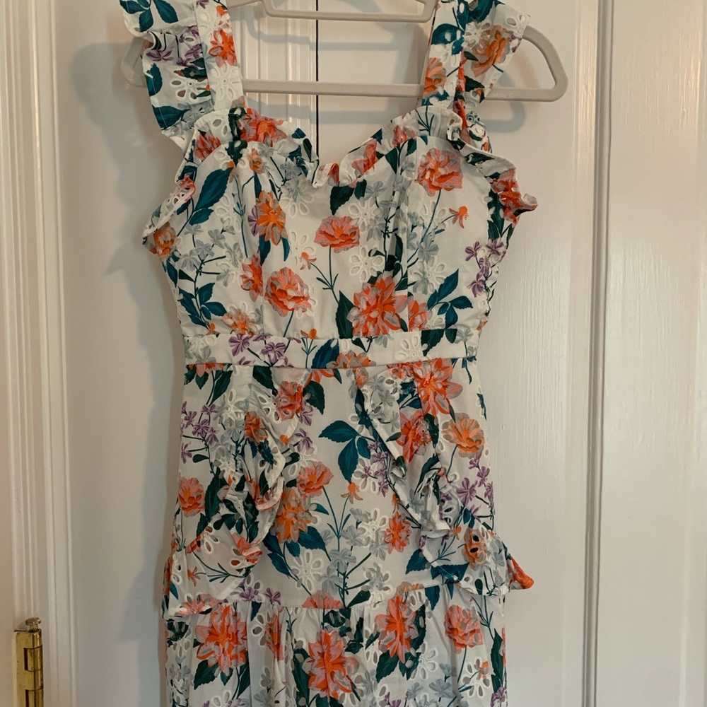 La Maison Talulah Floral Eyelet Dress